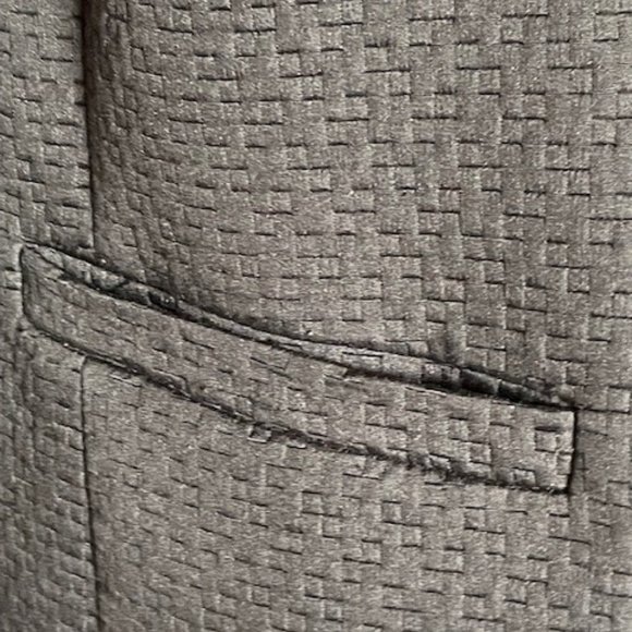 Casual Corner Annex Woman 16W Lined Black Textured Classic Dressy Coat Jacket - Picture 5 of 5